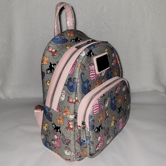 Loungefly Disney Cats Yarn Allover Print Mini Backpack main image 5